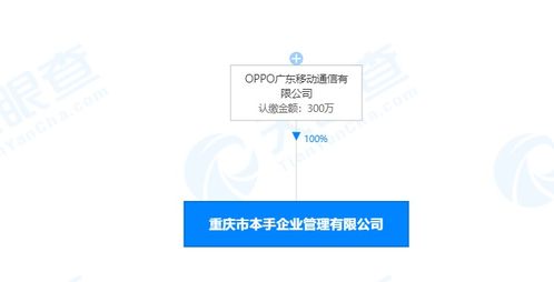 OPPO成立本手企業管理公司，注冊資本300萬深耕管理與咨詢領域